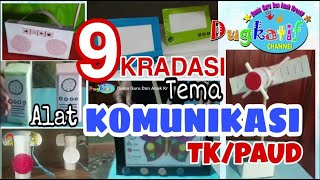 Aneka Kreasi Mudah Tema Alat KOMUNIKASI Untuk TK/PAUD Bersama Bunda Ina DUGKATIF