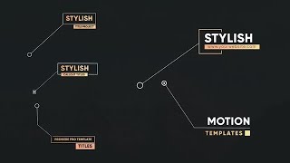 Callout Titles V4 Premiere Pro Templates