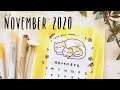 November CAT-lendar (Calendar) | Doodles by Sarah