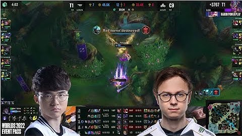 Faker 1v1 outplays Jensen at Worlds 2022
