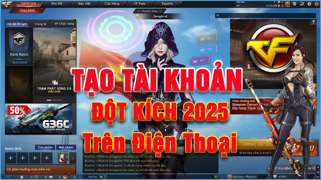 Đăng Ký Tài Khoản Chơi Game Đột Kích 2025