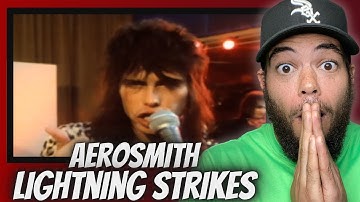 SO YOUNG! FIRST TIME HEARING Aerosmith -  Lightning Strikes REACTION