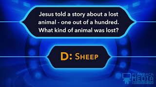 Animals of the Bible Trivia Game for Kids