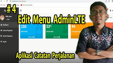 Tutorial PHP #4 Edit Menu AdminLTE | UKK RPL 2022 Aplikasi Catatan Perjalanan