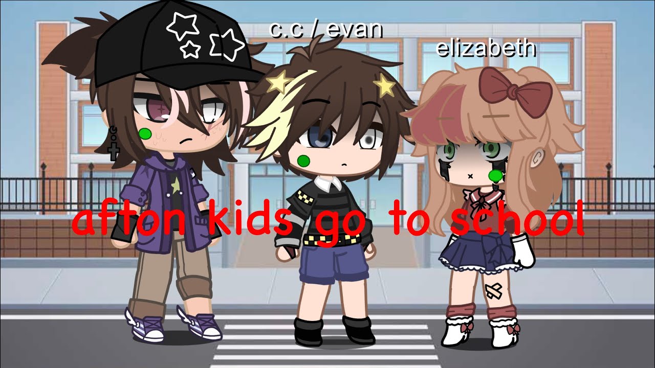 afton kids go to school | lazy thumbnail | part 1/? - YouTube