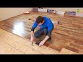 How to install Lowe’s Quickstep Studio Restoration Oak Laminate Flooring! Awesome Looking and cheap!
