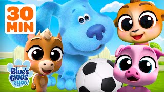 30 minutes of sports games w blue baby farm animals blues clues you