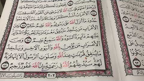 ومن الأعراب ٣ أقسام في سورة التوبة