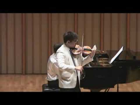 Ken Hamao plays Richard Strauss Violin Sonata (2)