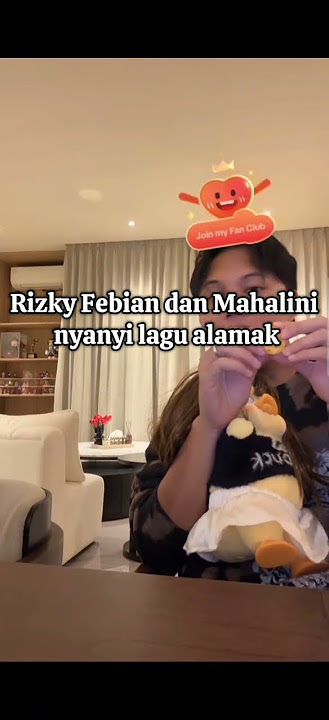 Mahalini dan Rizky Febian nyanyi lagu alamak #alamak #rizkyfebian #mahalini ?#selina