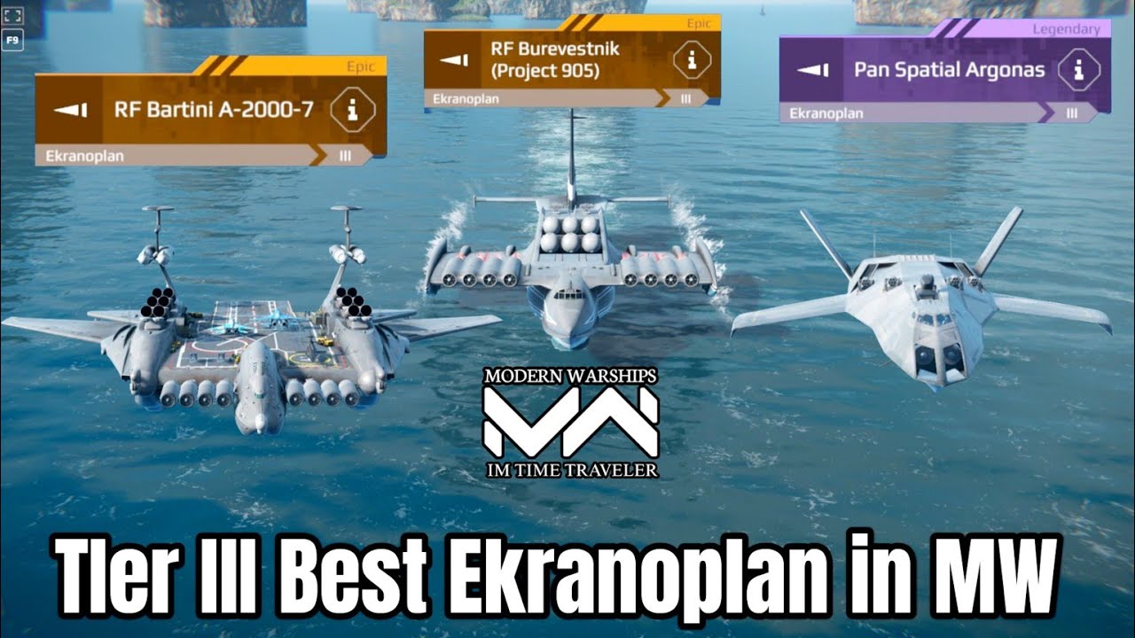 Best Ekranoplan in Modern Warships?