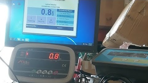 How to Connect Weighing Scale with Computer by Care International Scale
