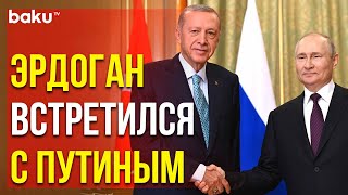 В Сочи Началась Встреча Лидеров Турции и России Реджепа Тайипа Эрдогана и Владимира Путина