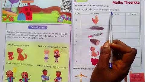 4th std maths term 2 | Unit 4 Measurements | Exercise and activity