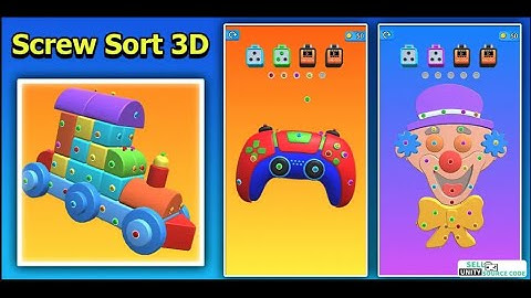 Screw Sort 3D Puzzle SellUnityCode