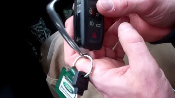 How to replace remote keyfob battery on Land Rover Discovery 4 LR4