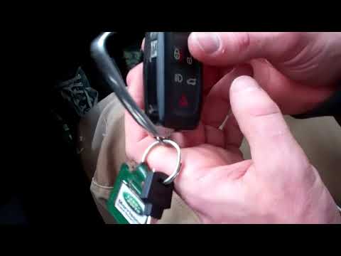 How to replace remote keyfob battery on Land Rover Discovery 4 LR4