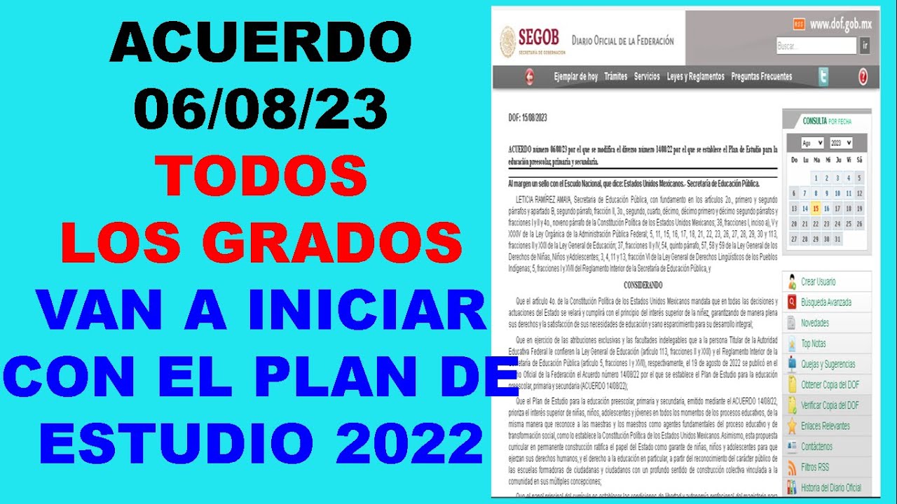 Fases Y Grados Plan De Estudios 2022