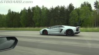 Lamborghini Aventador LP700-4 Roadster vs Lambo Huracán LP 610-4