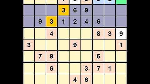 How to Solve Los Angeles Times Sudoku Impossible September 6, 2020 - XY-Wing
