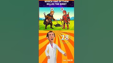 Which one of Them Killed The Bird? #quiztime #quiz #quizchallenge #riddles #shorts #short