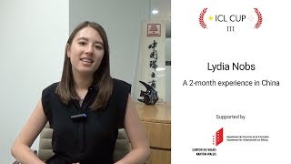 Icl Cup Iii - Lydia Nobs, 2 Months In China