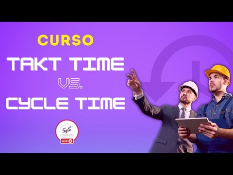 CURSO Lean Manufacturing - Takt Time vs Cycle Time