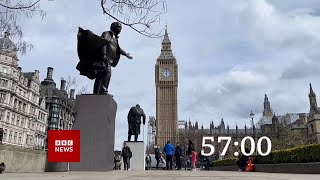 Somber mock BBC News Countdown 2022