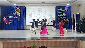 Class 1 students performance on the feast day#cinemetic dance#kids dance#small children dance