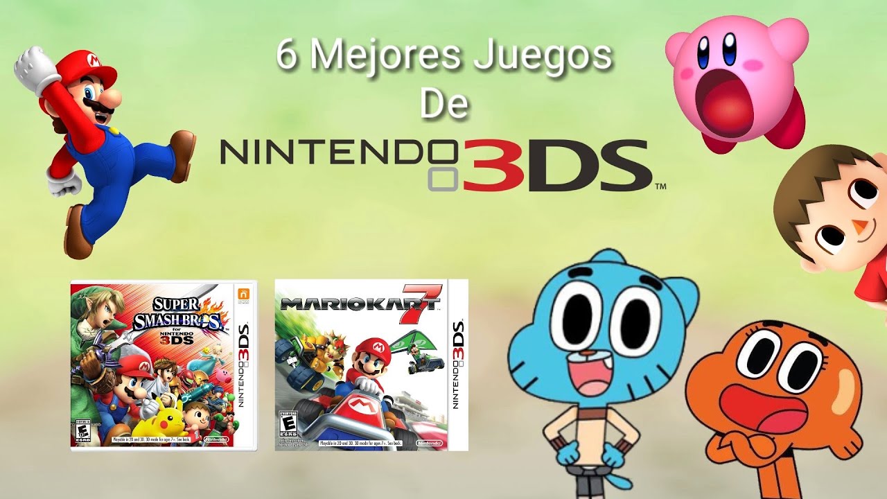 Los 6 Mejores Juegos de Nintendo 3ds - YouTube