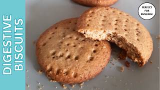 The perfect biscuits for dunking in your tea! Homemade Digestive Cookies | Better Than Store Bought!