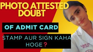 Pgims Rohtak Bsc Nsg Ke Admit Card Pe Photo Attested Kaise Krwaiye Riya Rohilla