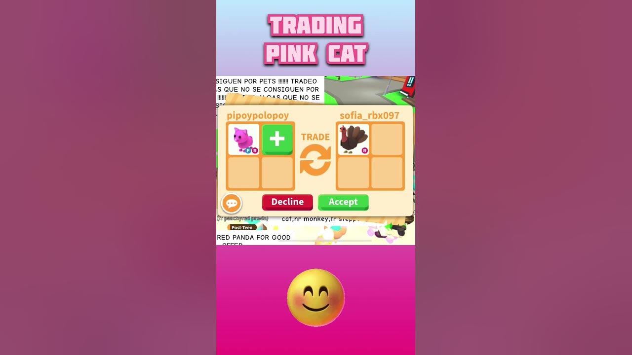What People Trade For PINK CAT in Adopt me shorts adoptme YouTube