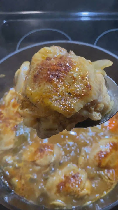JUICY thick thighs... chicken I mean
