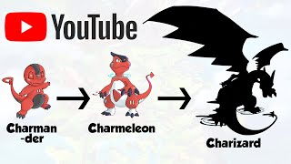 What If Youtube Logo Were Charizard Evolution ?