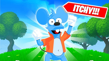 *NEW* ITCHY SIMPSONS SIDEKICK in FORTNITE! Full In-Game Showcase (All Accessories and Animations!)