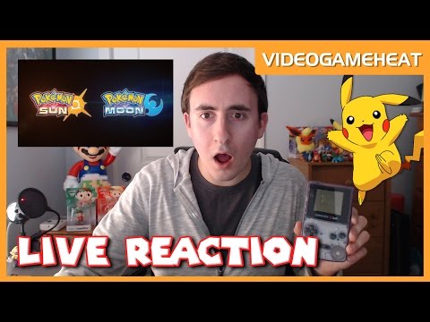 POKEMON SUN & MOON LIVE REACTION ON NINTENDO 3DS / NEW POKEMON
