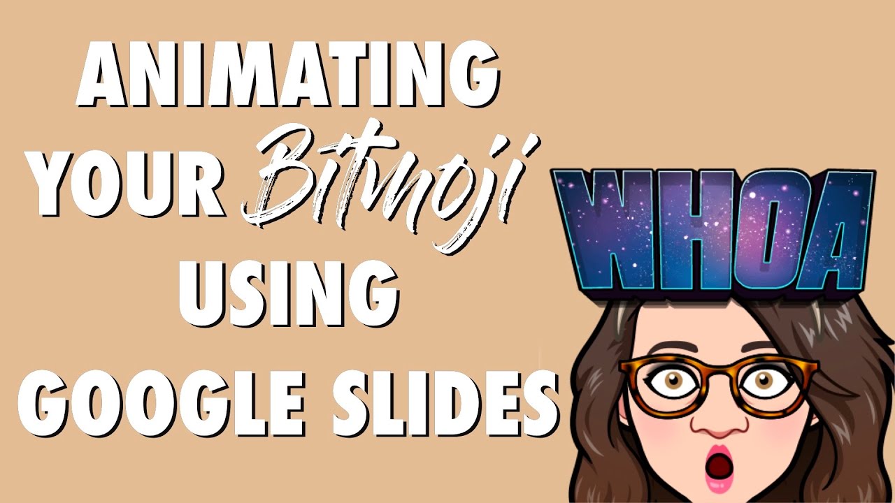ANIMATING YOUR BITMOJI USING GOOGLE SLIDES | Cams Classroom Cafe📚☕️