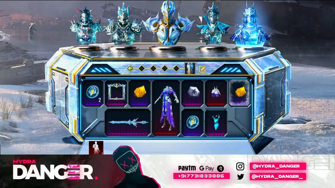 Hydra Danger Avalanche x-suit Create opening.Almost 70000 uc spending