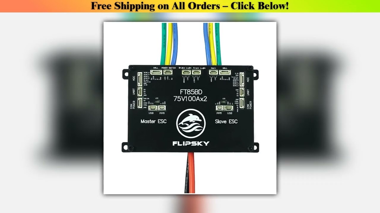 FLIPSKY FT85BD ESC With Aluminum Case NON-VESC For Electric Skateboard / Scooter / Ebike Speed