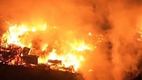 Drought and high winds spark wildfires in Calif.