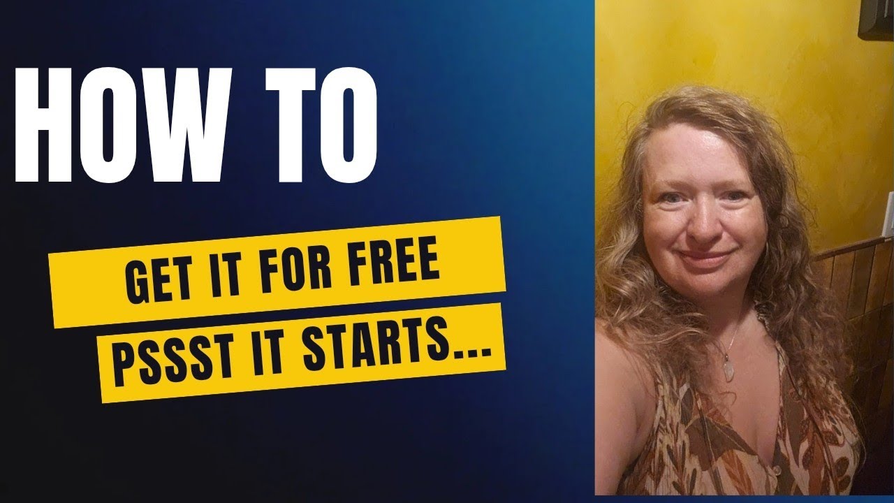 How ti Get it for Free? It starts with US!