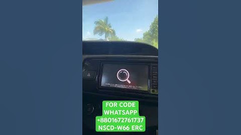 TOYOTA NSCD-W66 after unlocking erc