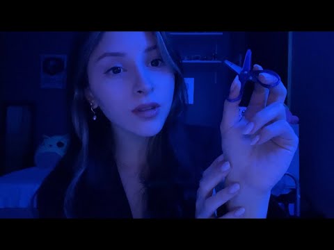 Up Close ASMR Exam ♡ ✩₊˚☾⋆⁺ focus, light test, unpredictable triggers :)