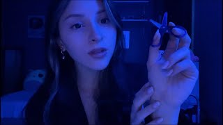 Up Close ASMR Exam ♡ ✩₊˚☾⋆⁺ focus, light test, unpredictable triggers :)