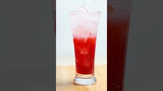 How to Make a Soda and Syrup Smoothie with Any Fruit (Featuring Strawberry Fruit) #asmr #shorts
