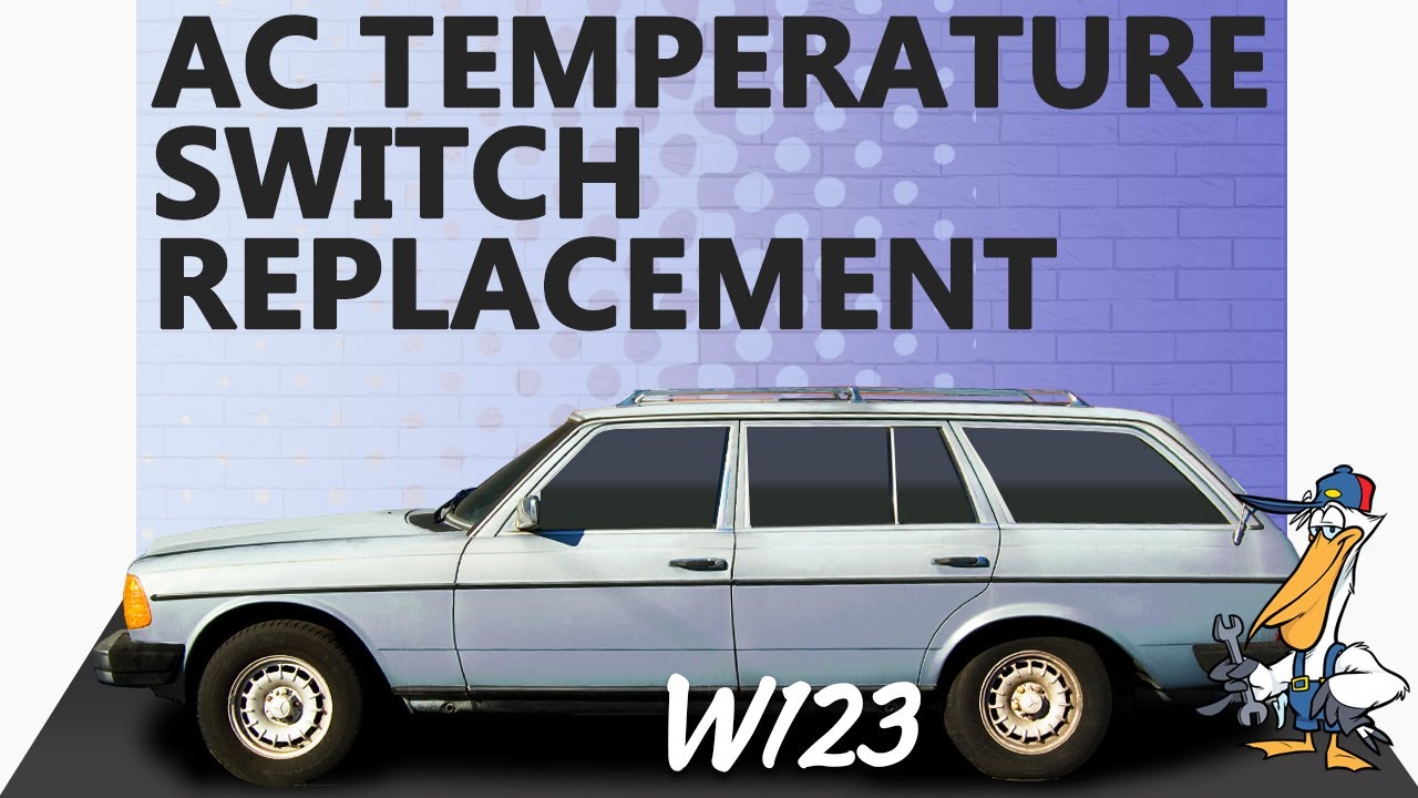 MercedesBenz W123 AC Temperature Switch Replacement for 240D, 280CE