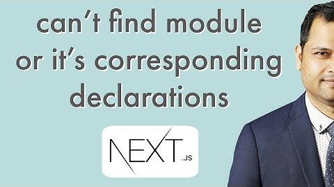 Heroku nextjs - Type error   Cannot find module 