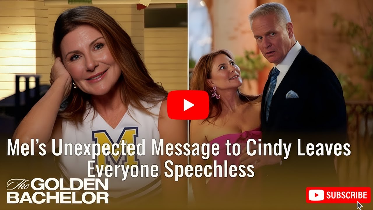 💌 Golden Bachelor SHOCKER! Cindy Reacts to Mel’s SHOCKING CONFESSION