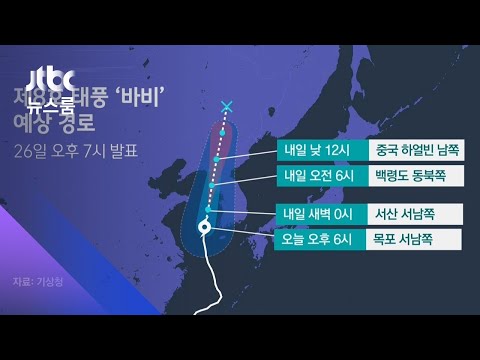[인터뷰] "태풍 근접한 이후에도 강풍"…출퇴근 시간 '주의' (2020.08.26 / JTBC 뉴스룸)